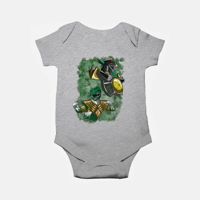 The Green Warrior-baby basic onesie-nickzzarto