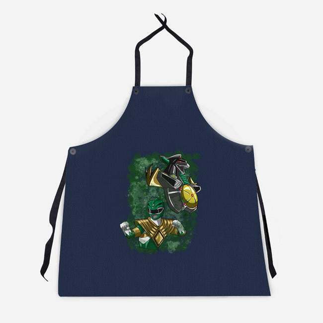 The Green Warrior-unisex kitchen apron-nickzzarto