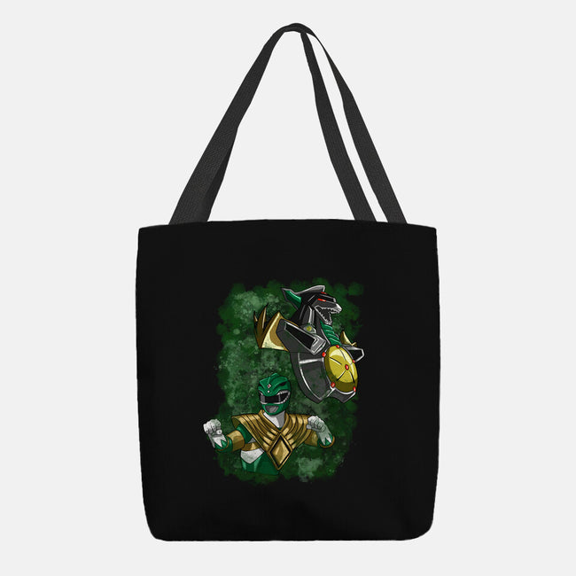 The Green Warrior-none basic tote bag-nickzzarto