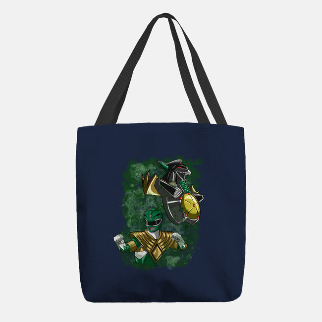The Green Warrior-none basic tote bag-nickzzarto