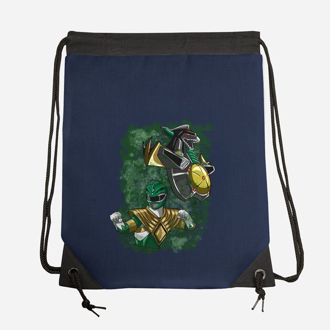 The Green Warrior-none drawstring bag-nickzzarto
