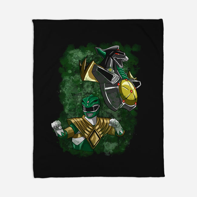The Green Warrior-none fleece blanket-nickzzarto