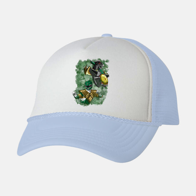 The Green Warrior-unisex trucker hat-nickzzarto