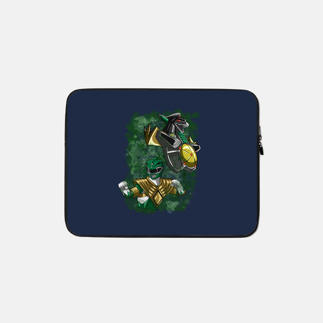 The Green Warrior-none zippered laptop sleeve-nickzzarto