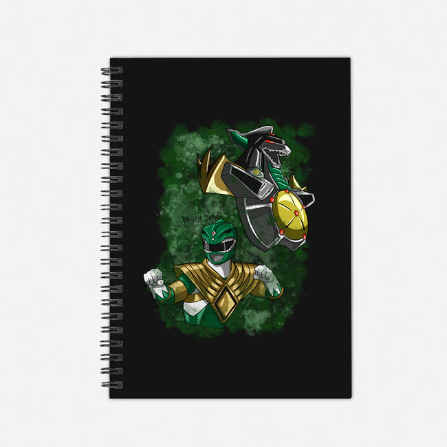 The Green Warrior-none dot grid notebook-nickzzarto