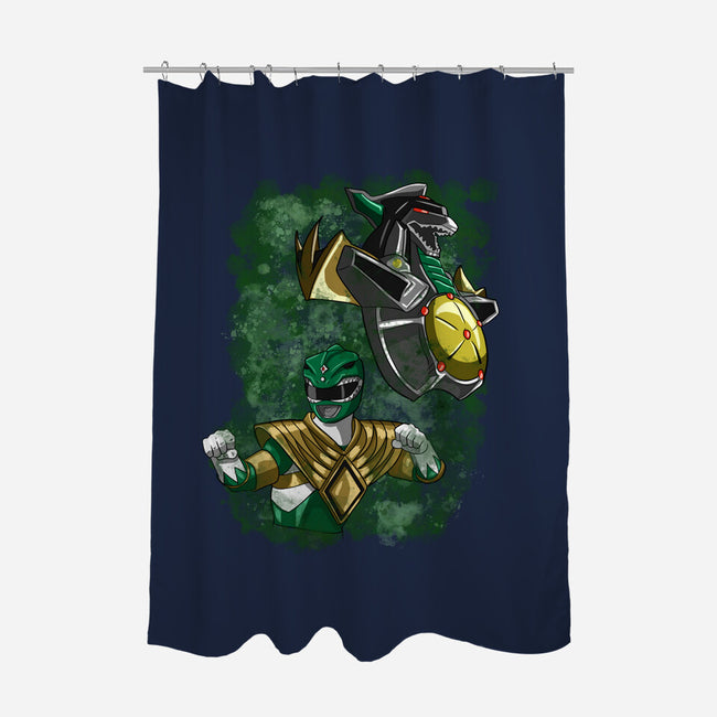 The Green Warrior-none polyester shower curtain-nickzzarto