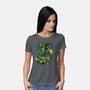 The Green Warrior-womens basic tee-nickzzarto