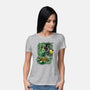 The Green Warrior-womens basic tee-nickzzarto