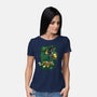 The Green Warrior-womens basic tee-nickzzarto
