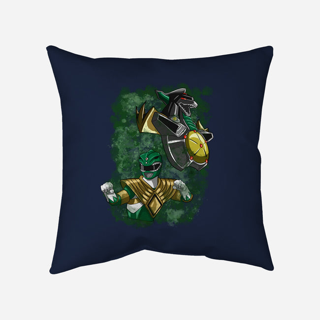 The Green Warrior-none non-removable cover w insert throw pillow-nickzzarto