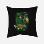 The Green Warrior-none removable cover w insert throw pillow-nickzzarto