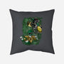 The Green Warrior-none removable cover w insert throw pillow-nickzzarto