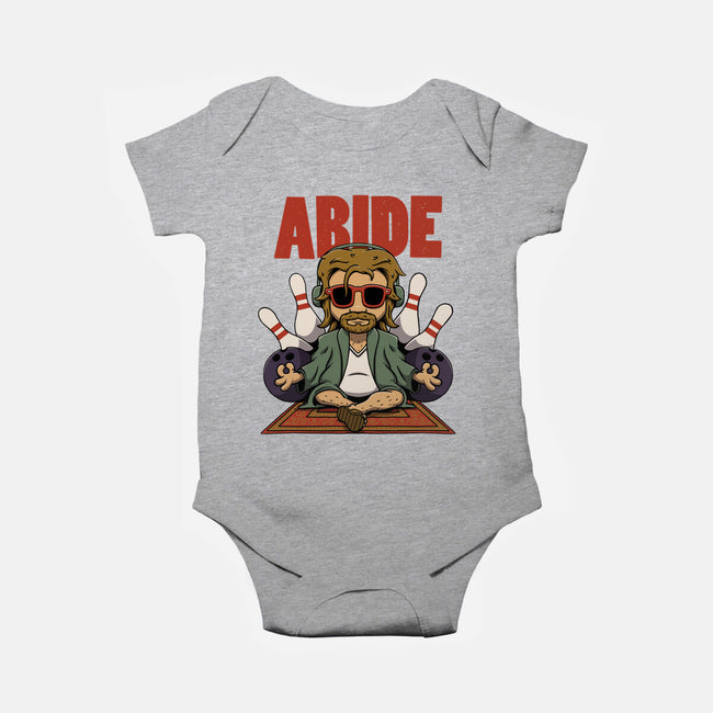 Abiding Dude-baby basic onesie-zawitees