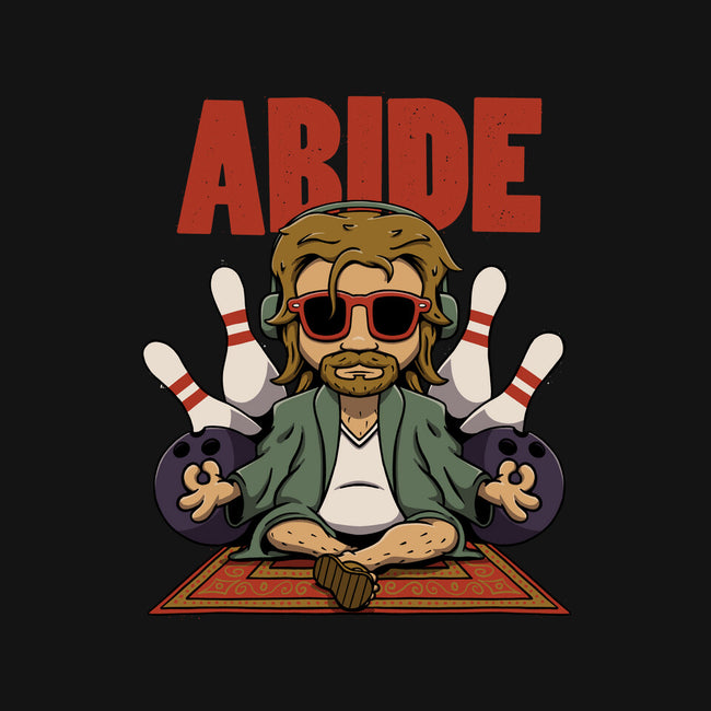 Abiding Dude-none fleece blanket-zawitees