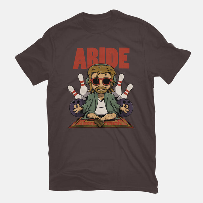 Abiding Dude-womens basic tee-zawitees