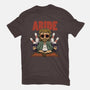 Abiding Dude-womens basic tee-zawitees