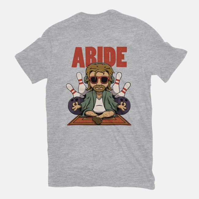 Abiding Dude-youth basic tee-zawitees