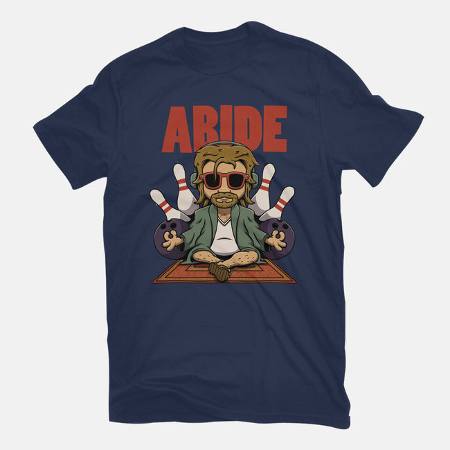 Abiding Dude-womens fitted tee-zawitees