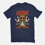 Abiding Dude-womens fitted tee-zawitees