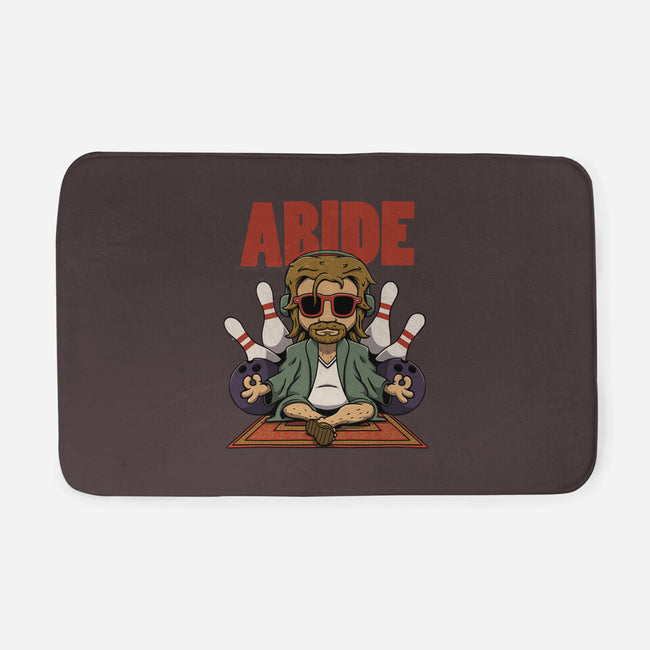 Abiding Dude-none memory foam bath mat-zawitees