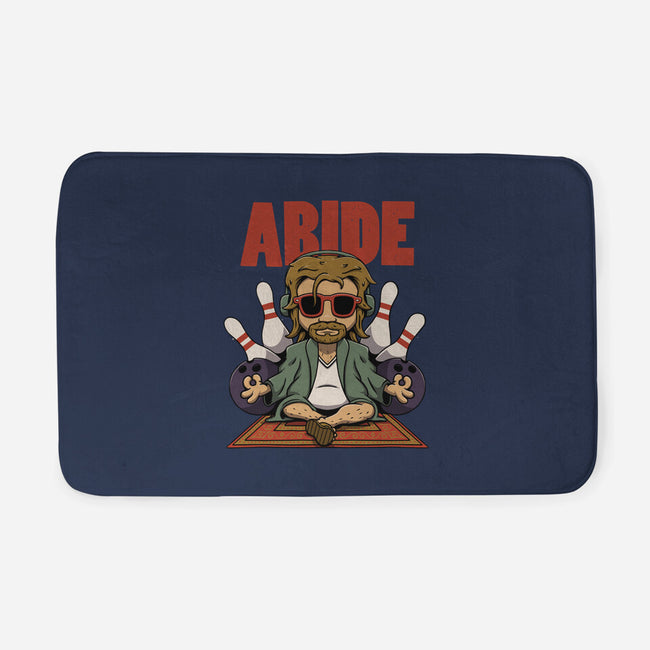 Abiding Dude-none memory foam bath mat-zawitees