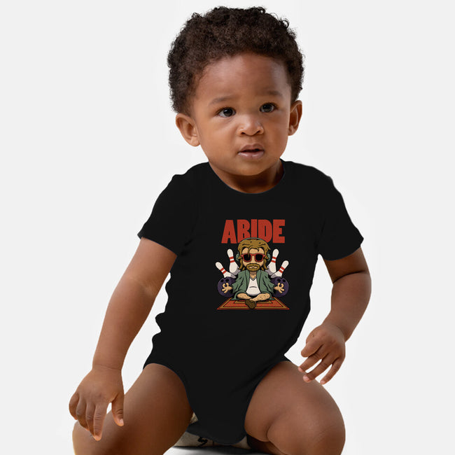 Abiding Dude-baby basic onesie-zawitees