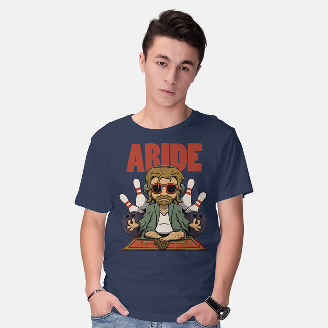 Abiding Dude-mens basic tee-zawitees