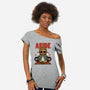 Abiding Dude-womens off shoulder tee-zawitees