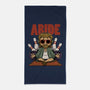 Abiding Dude-none beach towel-zawitees