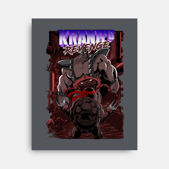 Krang's Revenge-none stretched canvas-Diego Oliver