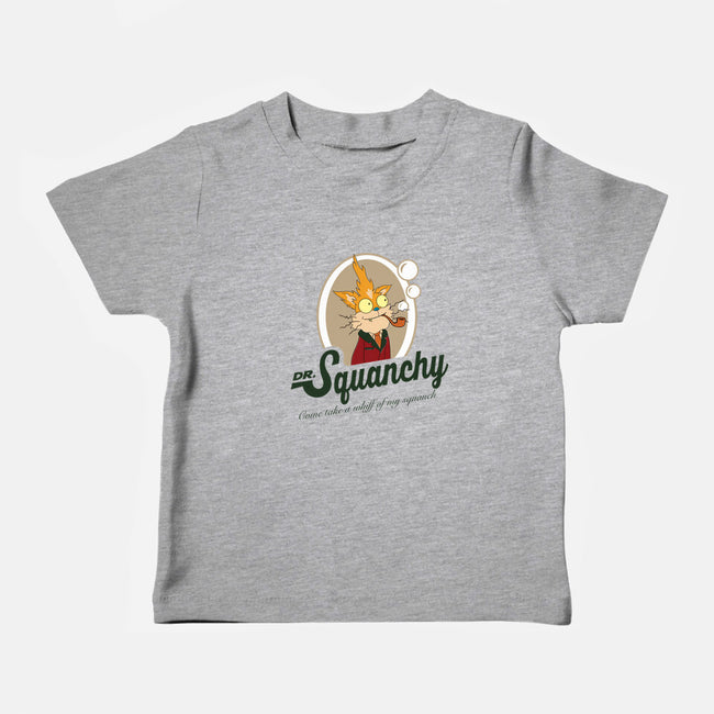 Dr Squanchy-baby basic tee-SeamusAran