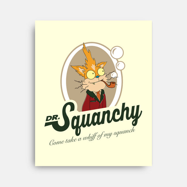 Dr Squanchy-none stretched canvas-SeamusAran