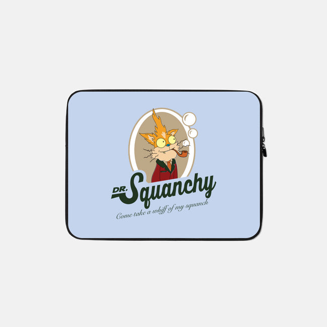 Dr Squanchy-none zippered laptop sleeve-SeamusAran