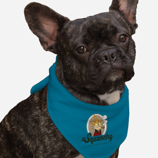 Dr Squanchy-dog bandana pet collar-SeamusAran