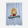 Dr Squanchy-none polyester shower curtain-SeamusAran