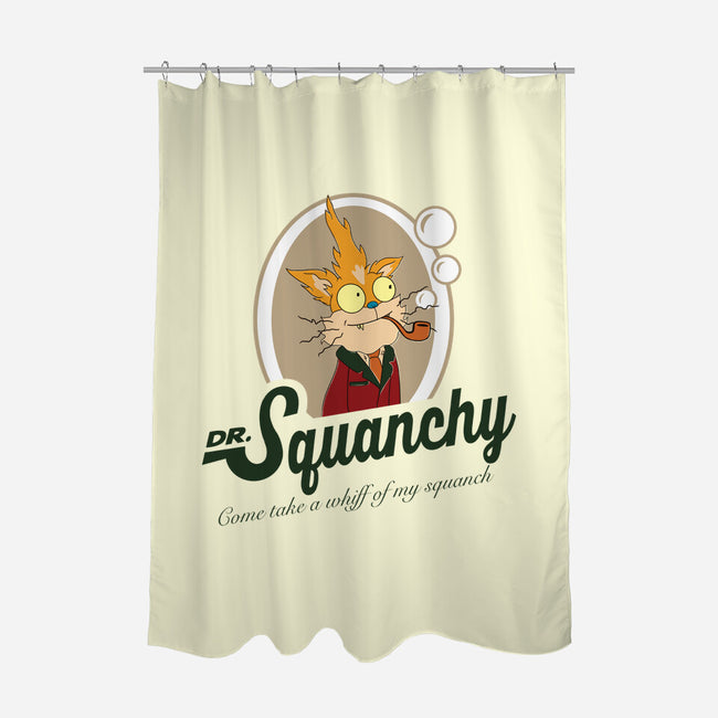 Dr Squanchy-none polyester shower curtain-SeamusAran