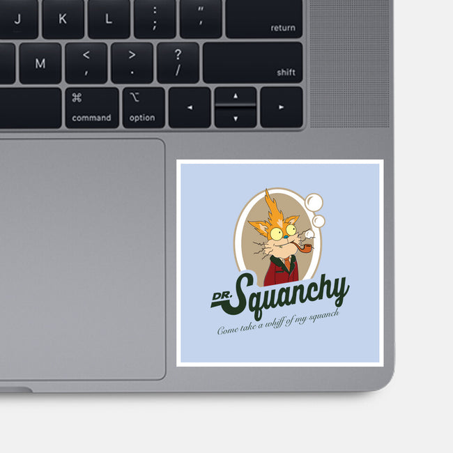 Dr Squanchy-none glossy sticker-SeamusAran