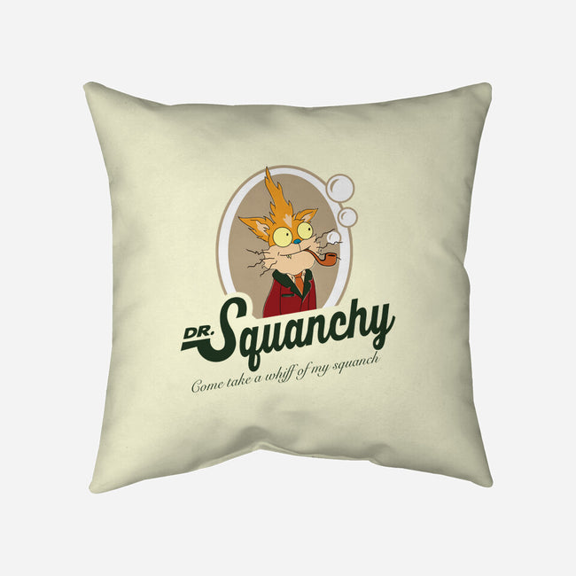 Dr Squanchy-none removable cover w insert throw pillow-SeamusAran