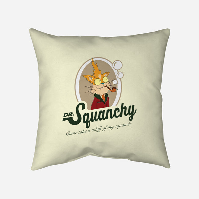 Dr Squanchy-none removable cover throw pillow-SeamusAran