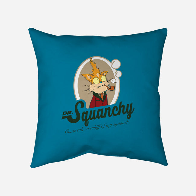 Dr Squanchy-none removable cover throw pillow-SeamusAran