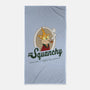 Dr Squanchy-none beach towel-SeamusAran