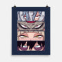 MHA Villain Eyes-none matte poster-danielmorris1993