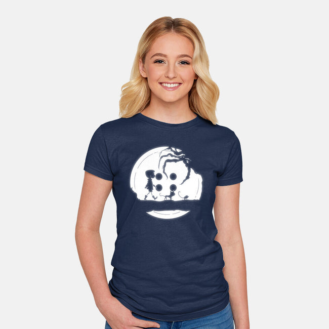 The Other Hakuna Matata-womens fitted tee-Plastic Dino