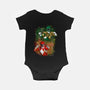 Green Vs Red-baby basic onesie-nickzzarto