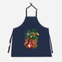 Green Vs Red-unisex kitchen apron-nickzzarto