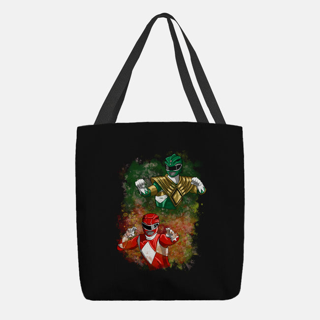 Green Vs Red-none basic tote bag-nickzzarto