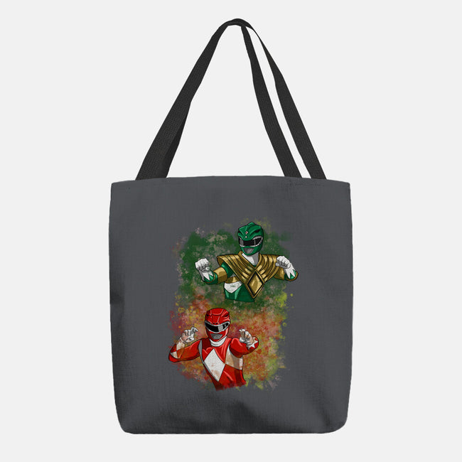 Green Vs Red-none basic tote bag-nickzzarto