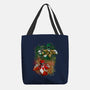 Green Vs Red-none basic tote bag-nickzzarto