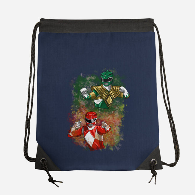 Green Vs Red-none drawstring bag-nickzzarto