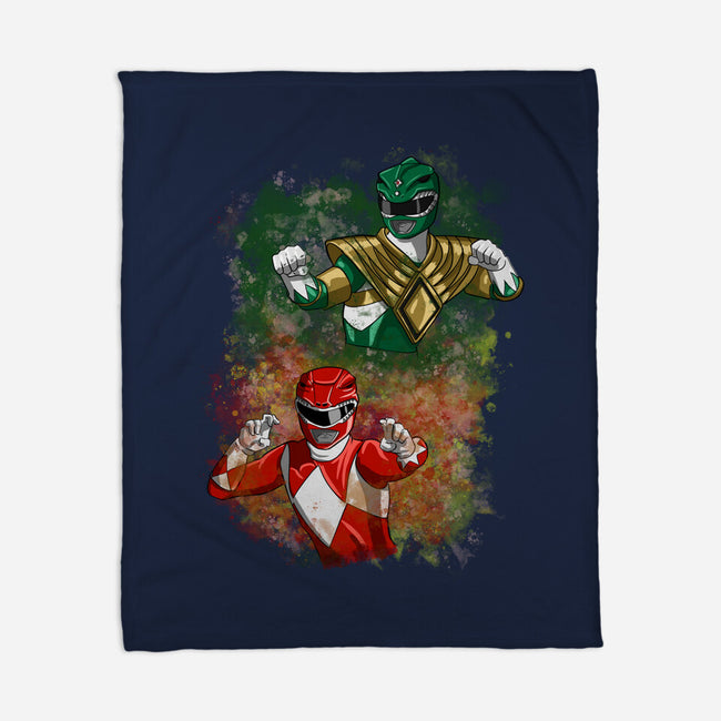 Green Vs Red-none fleece blanket-nickzzarto